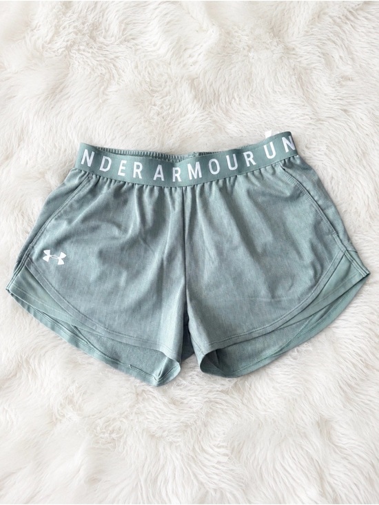 Under Armour Pants - Under Armour Sage Green Women's Athletic Shorts